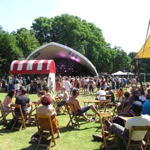Een zondagmiddag in het park