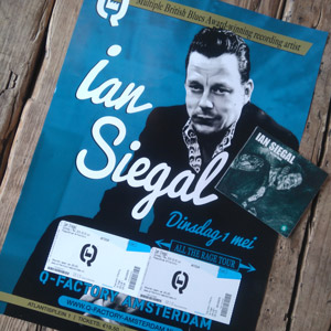 Op naar bluesheld Ian Siegal